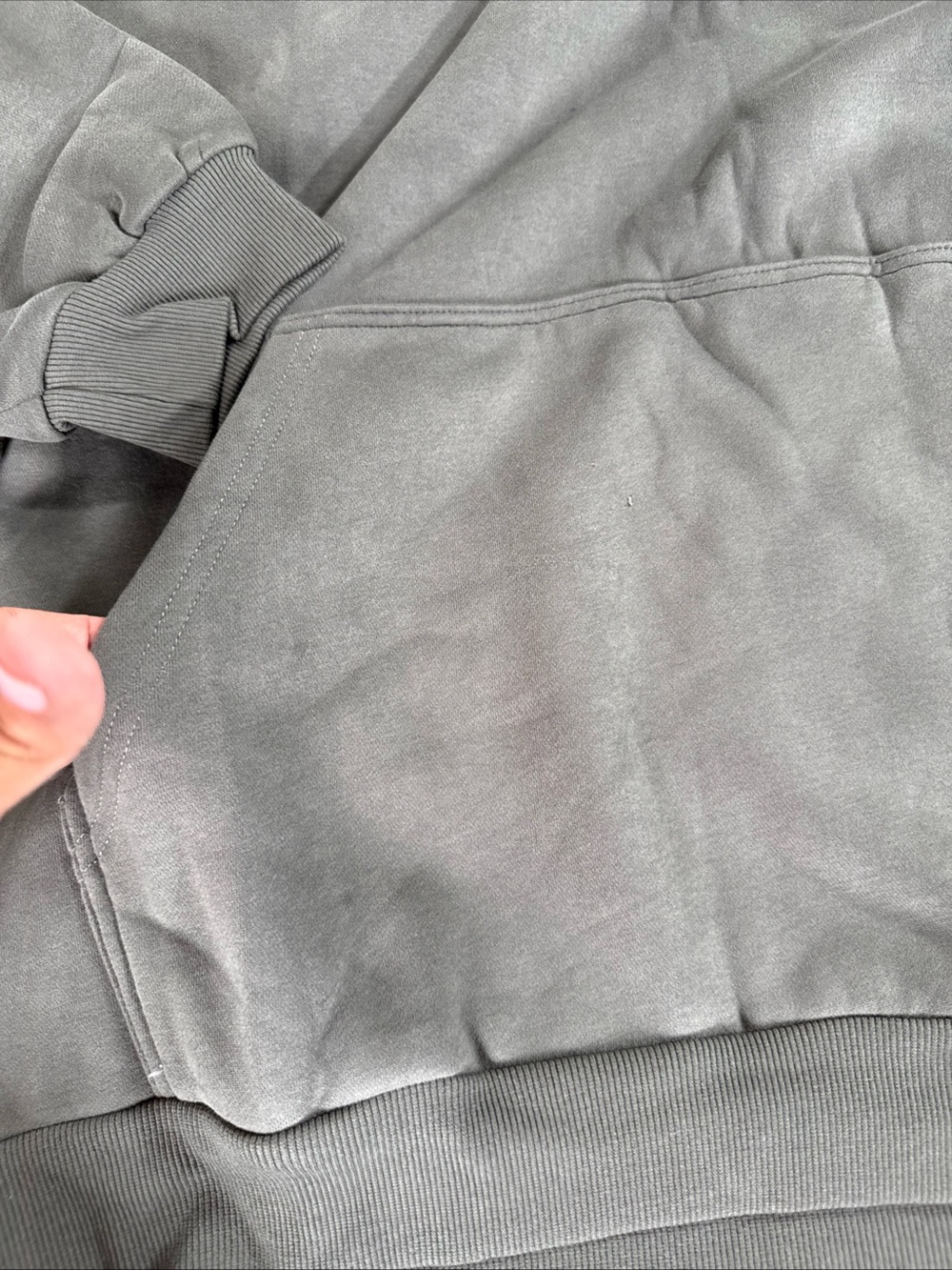 New Men’s Comfrt Signature Hoodie Adult 2XL Steel Gray Minimalist Athletic - Picture 4 of 8